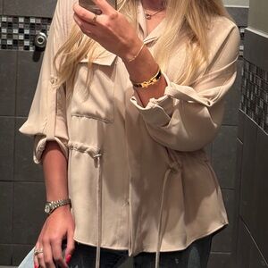Zara Cream Blouse